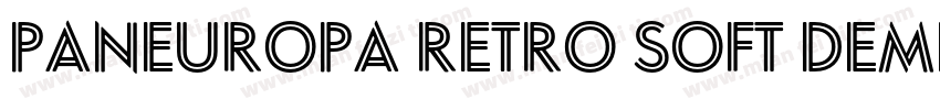 Paneuropa Retro Soft DemiBold字体转换